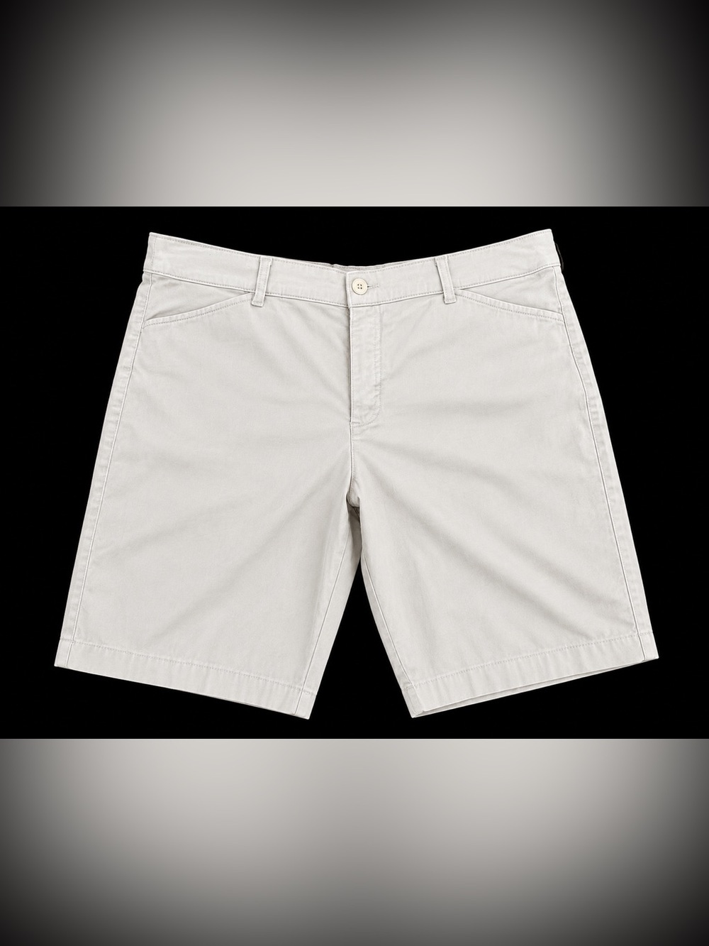 St. John's Bay Women's Light Gray Bermuda Shorts